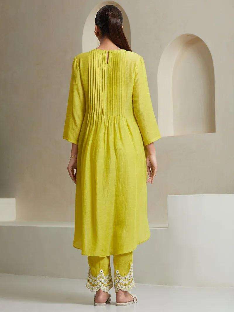 Women?s Traditional Cotton Kurta Palazzo Suit with Dupatta(L) - Image 6